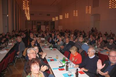 Gut gefüllt war die Orangerie in Darmstadt durch die Christdemokraten