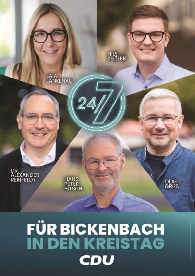 F�r Bickenbach in den Kreistag!